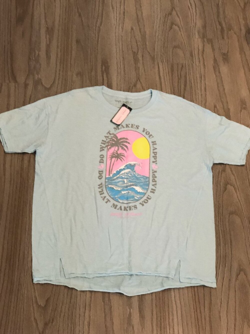 Simply Southern Graphic T Shirt Tropical Summer New With Tags Medium / Large